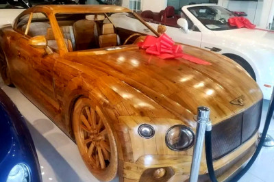 Ever Seen A Wooden Bentley Selling For Nearly $100K? Now You Have