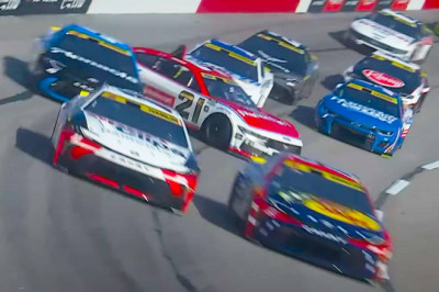 NASCAR crash on lap 1 of playoffs at Darlington Raceway (Video)