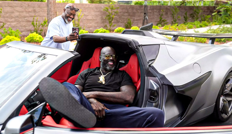 Only Shaq Could End Up With The Longest C8 Corvette On Earth