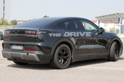Spied 2026 Porsche Cayenne Coupe EV Looks a Lot Like a Tesla Model Y