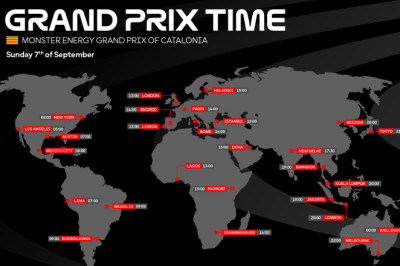 TIME SCHEDULE: Catalan GP