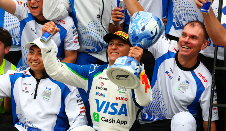 The F1 world couldn’t stop celebrating Isack Hadjar