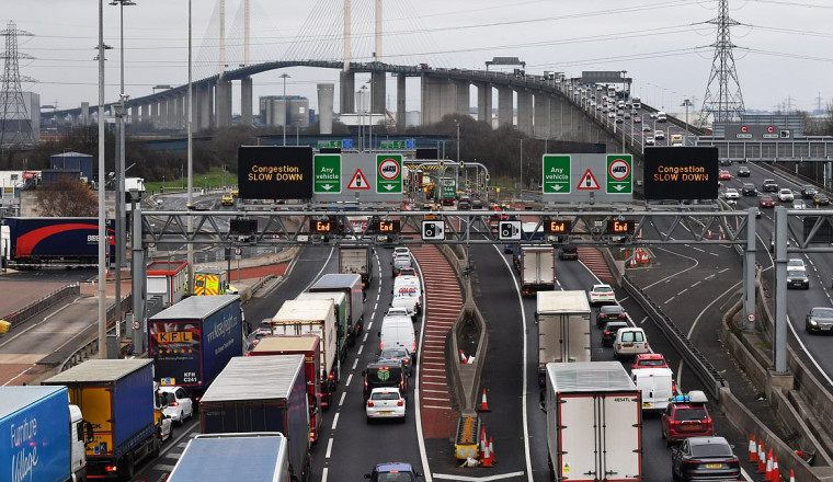 More HGVs used Dartford Crossing on the day the Government hiked charges to 'manage traffic levels'