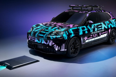 German car giant unveils WIRELESS charging for its new electric SUV: Here's how it works...