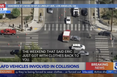 LA Car Crash Leads To Ambulance Crash, Only For The Crash Investigator To Also Crash