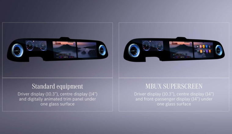 The Base Mercedes-Benz GLC Has a Third Screen You Can't Touch