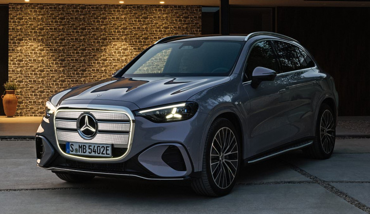 The luxury electric SUV designed to look like a petrol model: Mercedes GLC has combustion car features - but an AI brain