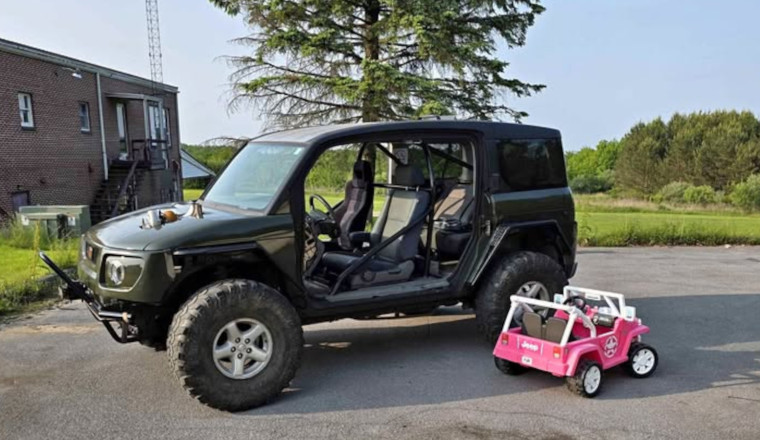 A Turbocharged, Caged, Lifted Honda Element With Half-Doors Is The Perfect Off-Roader