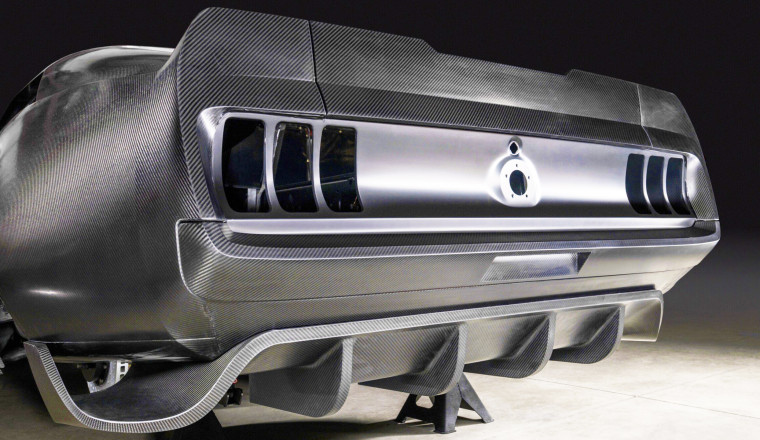 ’69 Mustang Gets Ripped Into A Carbon Monster With Zero Original Panels
