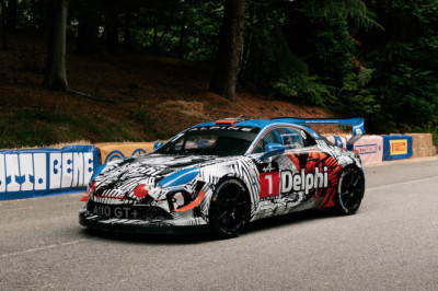 Delphi Ignites Automotive Culture with First Ever Art Car at Italian Tutto Bene Hill Climb