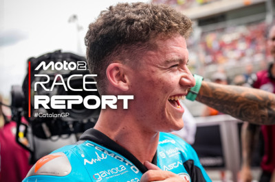 Holgado flawless for majestic maiden Moto2™ victory in Barcelona