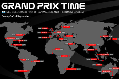 TIME SCHEDULE: San Marino GP