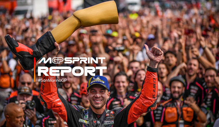 Bezzecchi completes perfect Saturday as Marc Marquez crashes