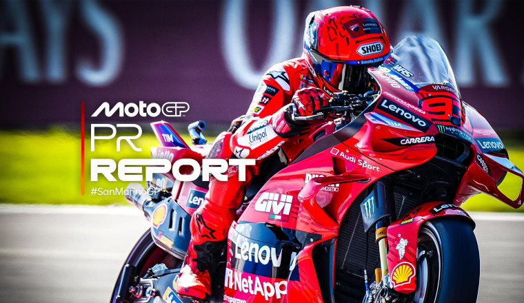 Marc Marquez leads Bezzecchi on a competitive Misano Friday