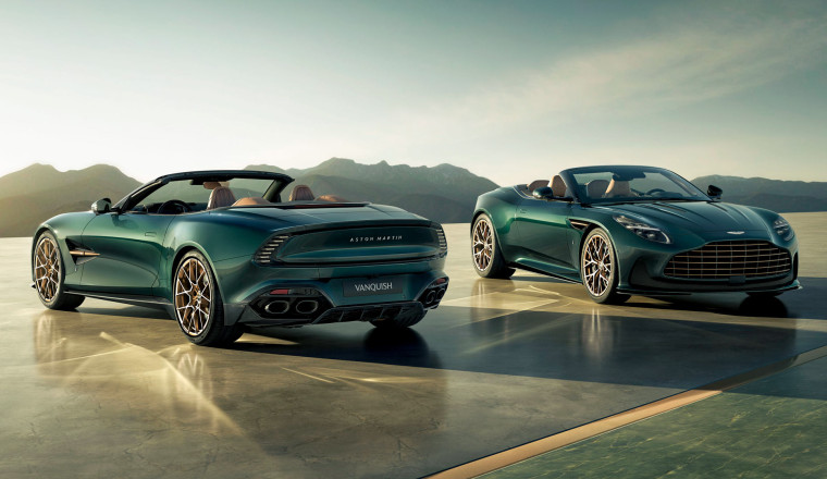 Aston Martin Vanquish and DB12 celebrate 60 years of the Volante