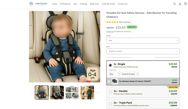 Urgent warning over 'killer' car seats still being sold online a decade after they were first identified