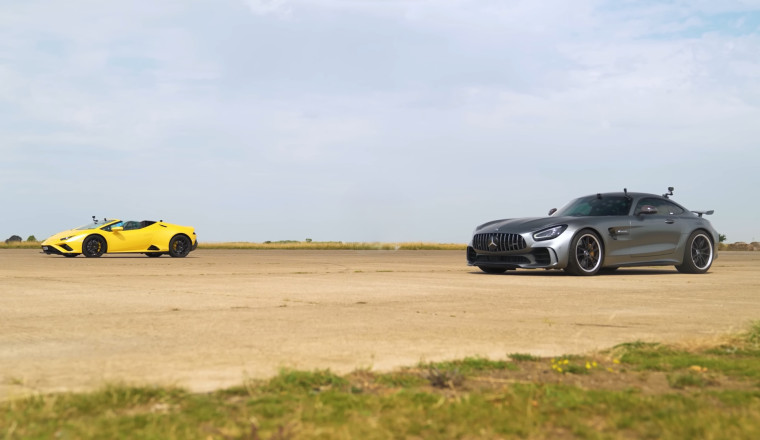 756HP AMG GTR Takes on Lamborghini’s V10 Huracan