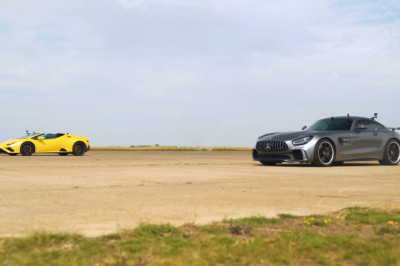 756HP AMG GTR Takes on Lamborghini’s V10 Huracan