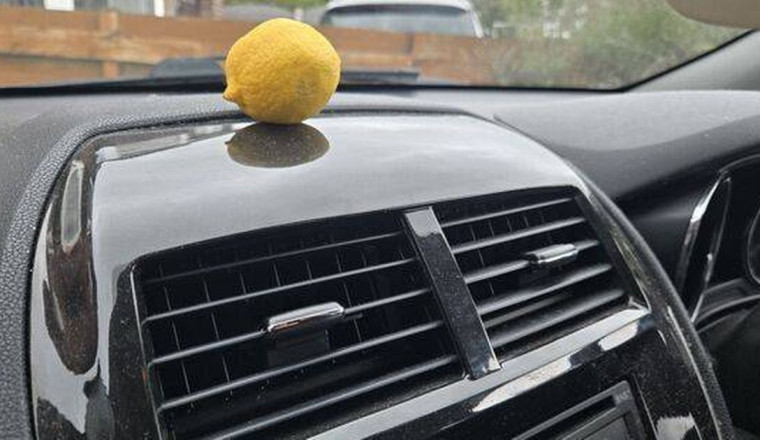 Drivers urged to put lemon peels in their cars this month to avoid a hefty fine