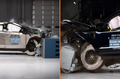 IIHS Testing Reveals Safety Flaws In 2025 Ford F-150 Lightning and Tesla Cybertruck