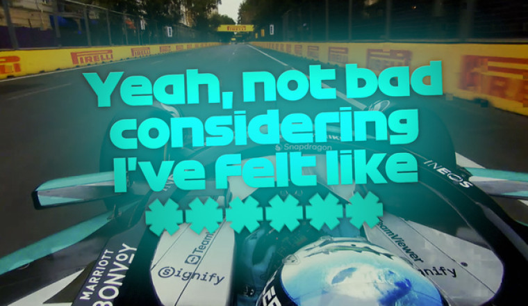 2025 Azerbaijan Grand Prix: Russell battles through illness to take a podium in Baku