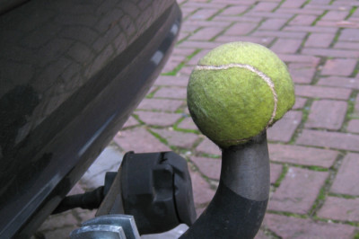 Ever Noticed Tennis Balls On Top Of Trailer Ball Hitches? Here's Why People Use Them