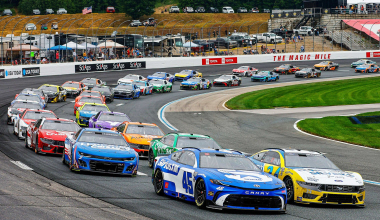 NASCAR starting grid and TV schedule for New Hampshire