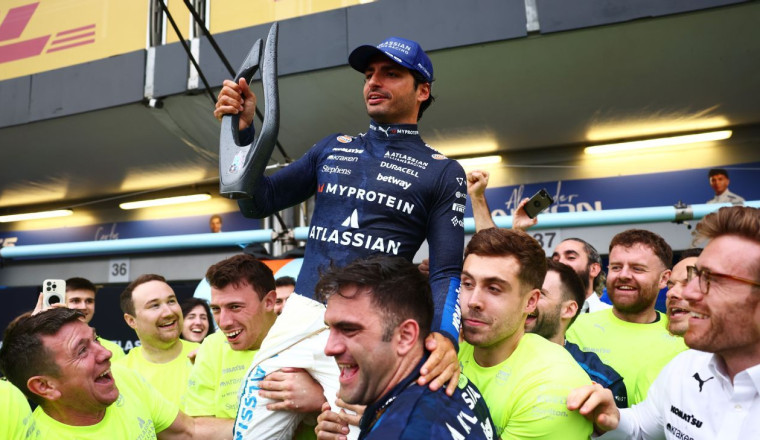 Sainz's podium finish in Baku sets record straight on his season at Williams