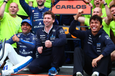 Albon 'very happy' for Sainz after podium in Baku