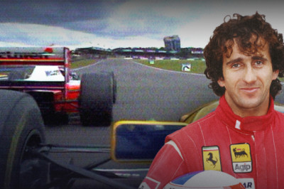 Iconic Alain Prost onboards