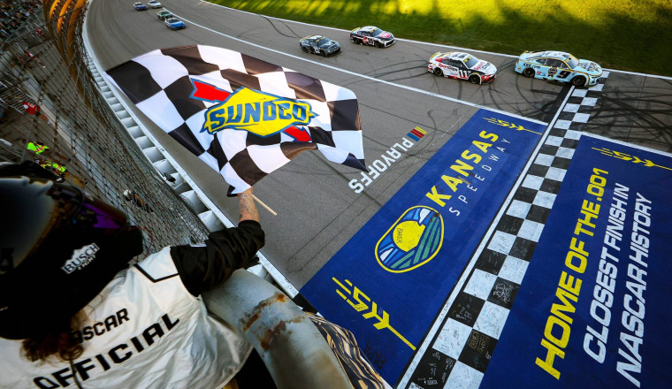 Bubba Wallace gives his boss the finger after Kansas