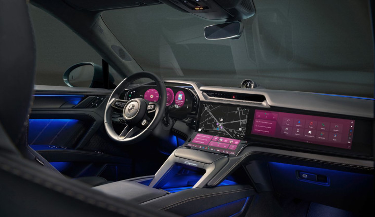 Cayenne Electric gets largest-ever Porsche display