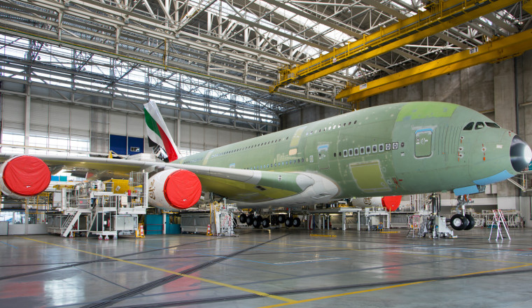 The Airbus A380's 950-Gallon Paint Job Adds Up To 2,425 Pounds In Weight