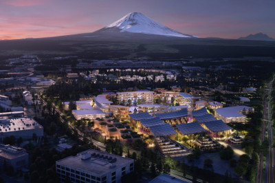 Toyota builds mini city of the future where 2,000 employees will move in to test EVs, robot pets and self-flying taxis