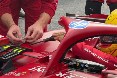Why Hamilton and Norris are using tape on F1 starting grids