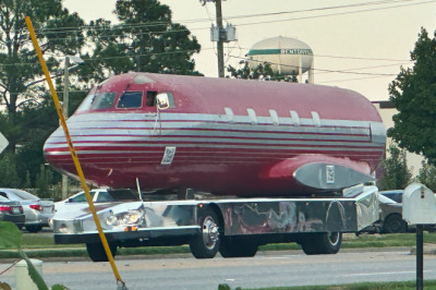 Elvis Presley’s Old Jet Is Just Driving Around My Town