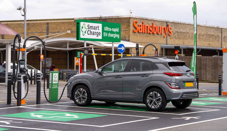 Number of supermarket EV chargers up 34% in 18 months