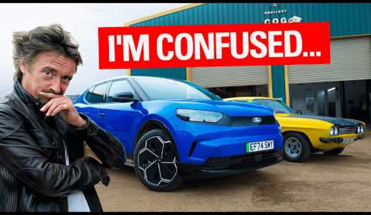 Richard Hammond FINALLY Drives the New Ford Capri: Retro Spirit in a Modern Electric Package