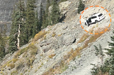 Tourist in Kia Telluride Comes Dangerously Close to Tumbling Down Black Bear Pass, Forces Trail Closure