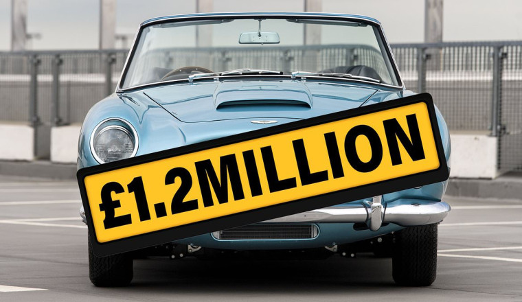 Could this become the UK's most expensive number plate ever? It's heading to auction for £1.2M