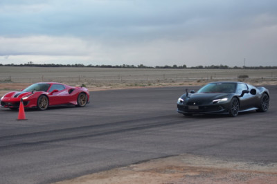 The 296 GTB Takes on the 488 Pista Spider in a Brutal Drag Duel