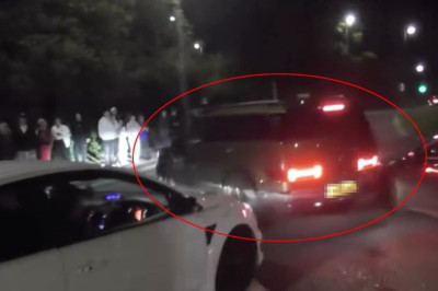 Fed-up motorist blocks boy racers wreaking havoc on roads into affluent Cheshire town popular with footballers