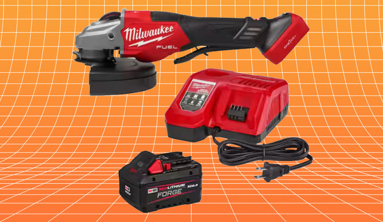 Get $290 off a Milwaukee Grinder, Battery, and Charger Combo at The Home Depot for One More Day