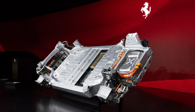 Ferrari reveals 1000hp quad-motor Elettrica detail