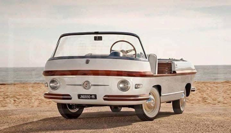 The 1956 Fiat Eden Roc by Pinin Farina: A Nautical-Inspired One-Off Beach Cruiser