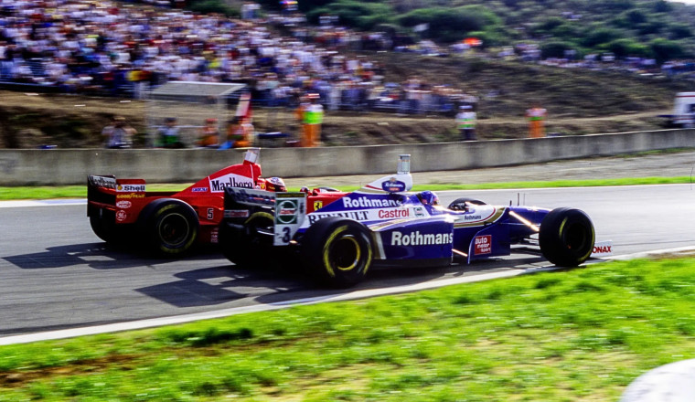 When Schumacher collided with Villeneuve at Jerez