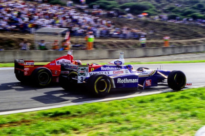 When Schumacher collided with Villeneuve at Jerez