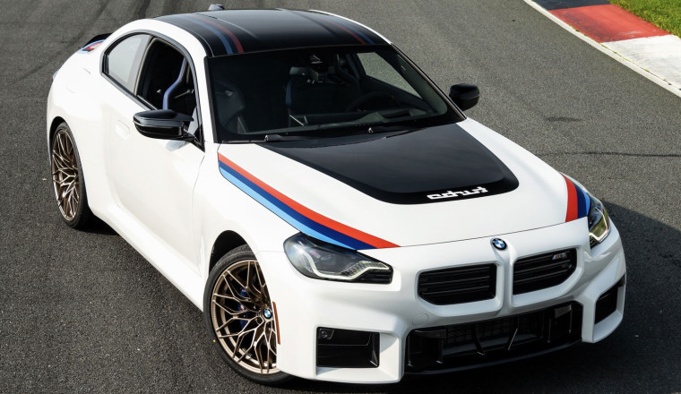 BMW’s M2 Turbo Design Edition Pays Homage to the 2002 Turbo With Alpine White and Hand-Painted Stripes