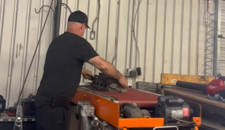 Yes, You Can Resurface Cylinder Heads with a Treadmill… If You’re Brave