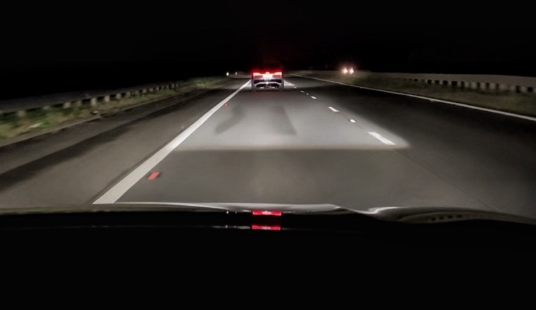 See Audi’s New Micro LED Digital Matrix Headlights in Action. Yes, They’re Still Illegal in America